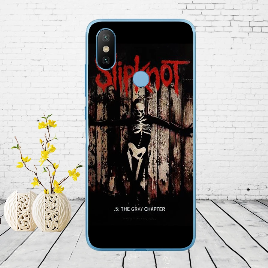 277DD Горячая Slipknot рок Мягкий силиконовый чехол для Xiao mi Red mi 6 6a mi 8 a2 lite note 5 6 pro 7 Case