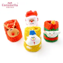Caramella красочные носки, подарок на Рождество для женщин счастливые теплые милые носки забавные мультяшные носки женские кавайные домашние носки