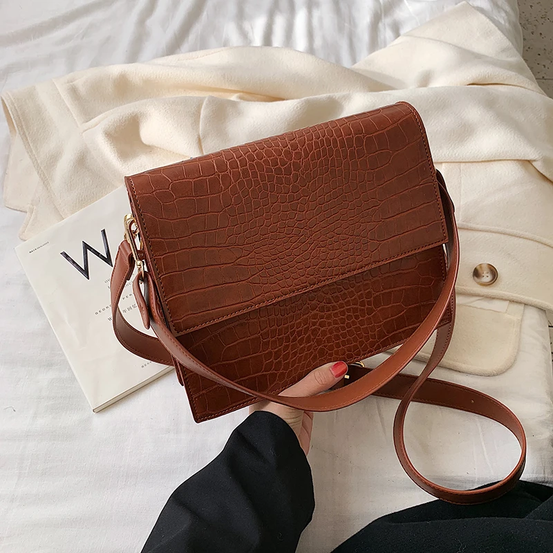 STYLE 1 Роскошные сумки, женские сумки, дизайнерские аллигаторные узоры из искусственной кожи, женские кошельки и сумки, женские дорожные сумки через плечо - Цвет: STYLE 1