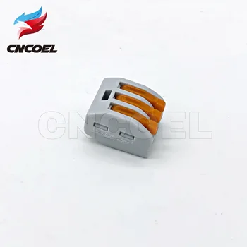 

30/50pcs mini fast wire Connectors 222-413(PCT213) Universal Compact Wire Wiring Connector Conductor Terminal Block