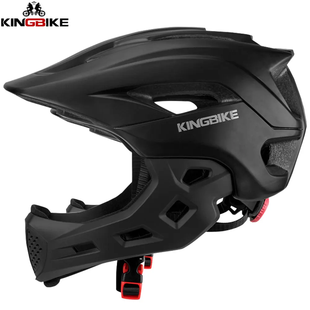 

KINGBIKE Kids Cycling Helmet Bike Full Face Helmet Children Safety Riding Skateboard Helmet Rollerblading Sports Protective Helm