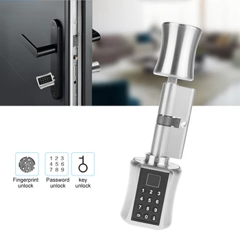

Smart Lock Intelligent Biometric Fingerprint Keyless Electronic Fingerprint Door Lock Password Anti-theft Security Electric Lock