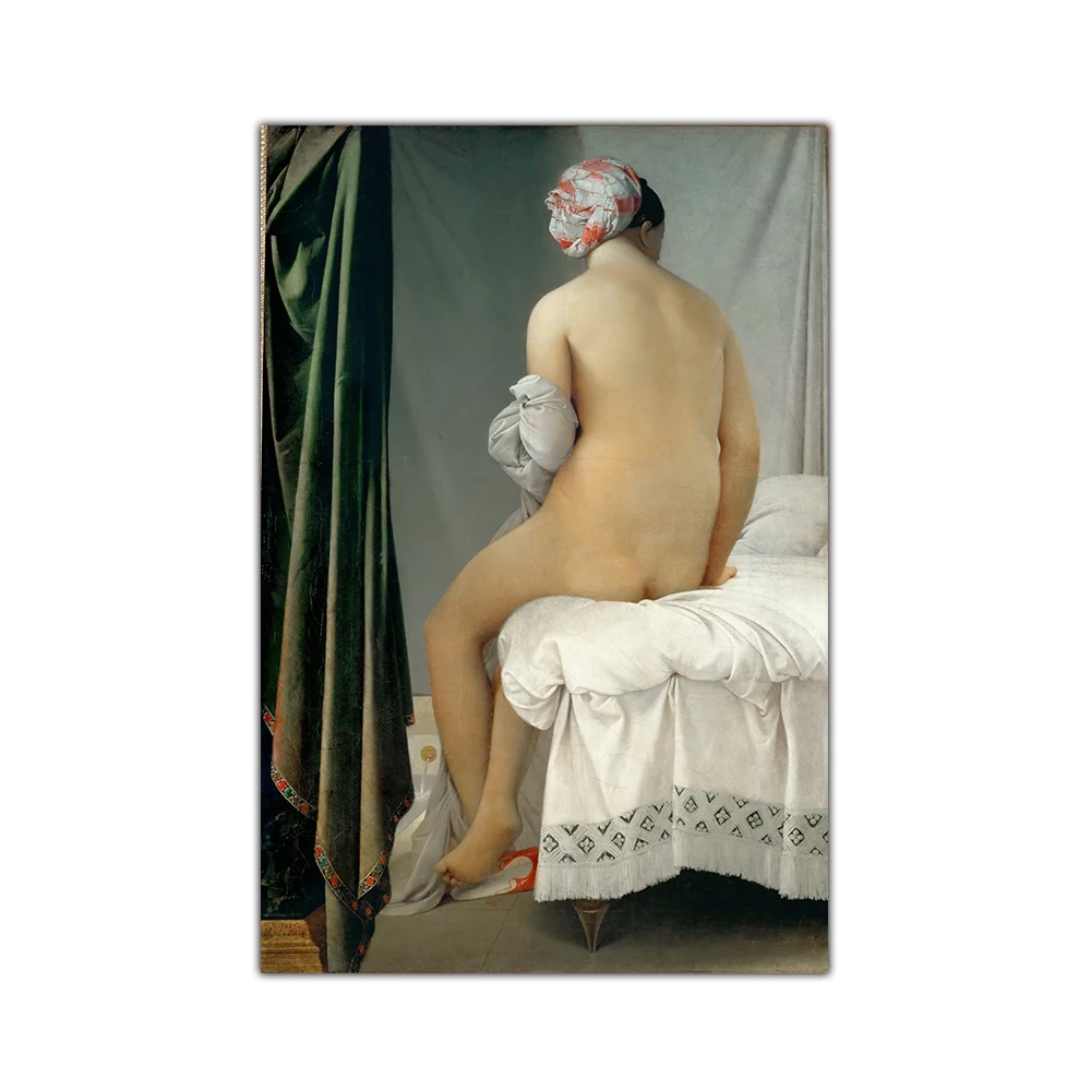Citon Ingres 《 The Bather of Valpincon 》 картина маслом на холсте всемирно известная современное