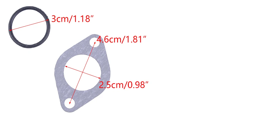 CITALL 1 комплект из 26 мм прокладка карбюратора Carb прокладка впускного коллектора подходит для грязи велосипед ямы 110cc 125cc 138cc