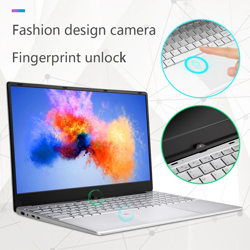  Del Computer Portatile da 15.6 Pollici Intel Core I3 5005U Windows10 8G Ram 128/256/512 Gb Ssd Note