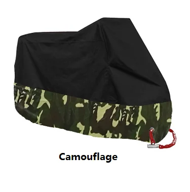 Moto rcycle чехол moto rbike funda moto bicicleta moto rhoes housse velo pokrowiec na moto cykl Открытый водонепроницаемый пылезащитный xxl 4xl - Цвет: camouflage