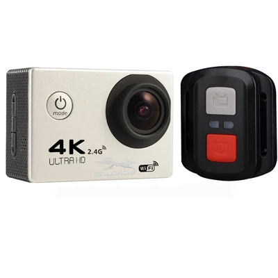 F60R Silver F60/F60R Ultra HD Экшн-камера 4K 30Fps Wifi 16MP 170D Угол объектива 30 м водонепроницаемая Спортивная камера шлем Велосипедная видеокамера - Цвет: F60R Silver