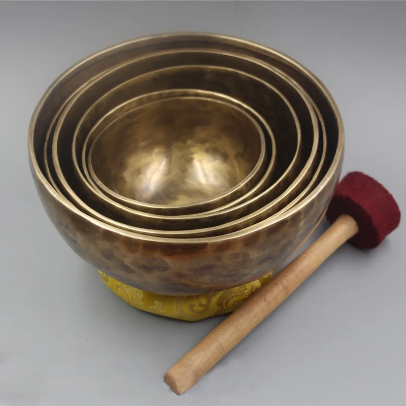 TibetanMeditationBlackSingingSoundCopperBowlCastIronBuddhaBowl