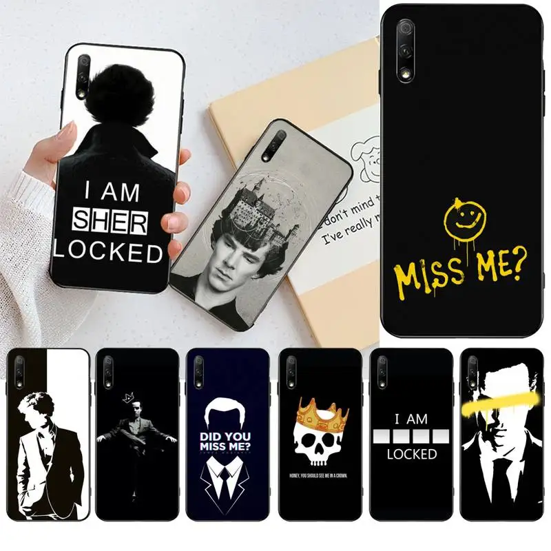 

KPUSAGRT Sherlock Moriartee 221B Luxury Unique Phone Cover for Huawei Honor 30 20 10 9 8 8x 8c v30 Lite view pro
