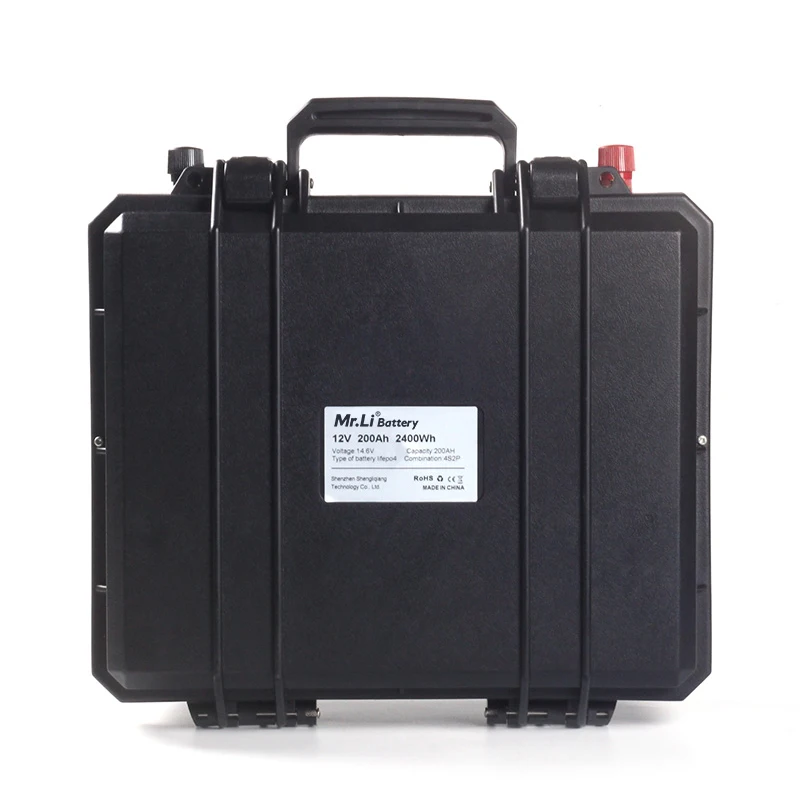 

Rechargeable battery Lithium battery 12v 200Ah solar energy system storage batteries for Solar panel yacht UPS RV