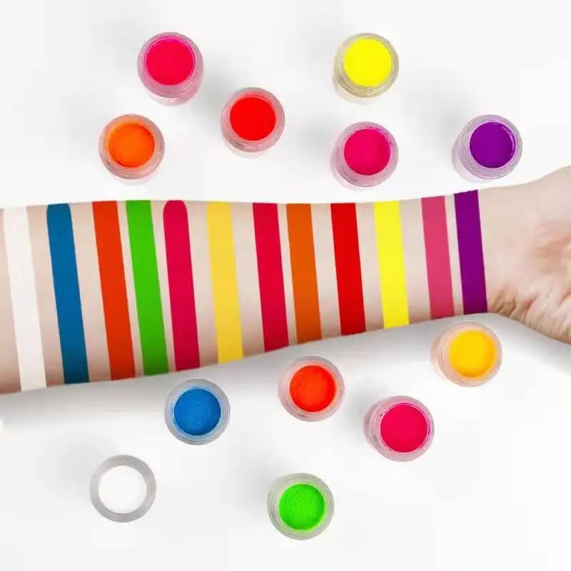 Fluorescent Pigment 10g/lot for Paint Printing Soap Nail Art Polish