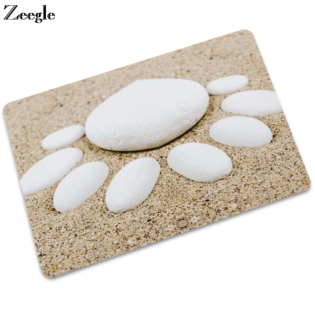 Zeegle напольный коврик, резиновый Впитывающий Коврик для ванной комнаты, коврик для душа, водонепроницаемый напольный коврик, напольный коврик, Противоскользящий коврик для ног