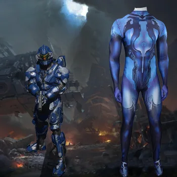

Halo Game Cosplay Costume Lycra Tight Jumpsuit Adult Child Masquerade Performance High Quality Clothing