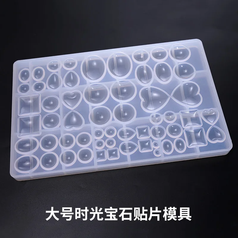 

Alibeads DIY Crystal drop patches mold Time Jewel Patches pendant silicone grinding tool