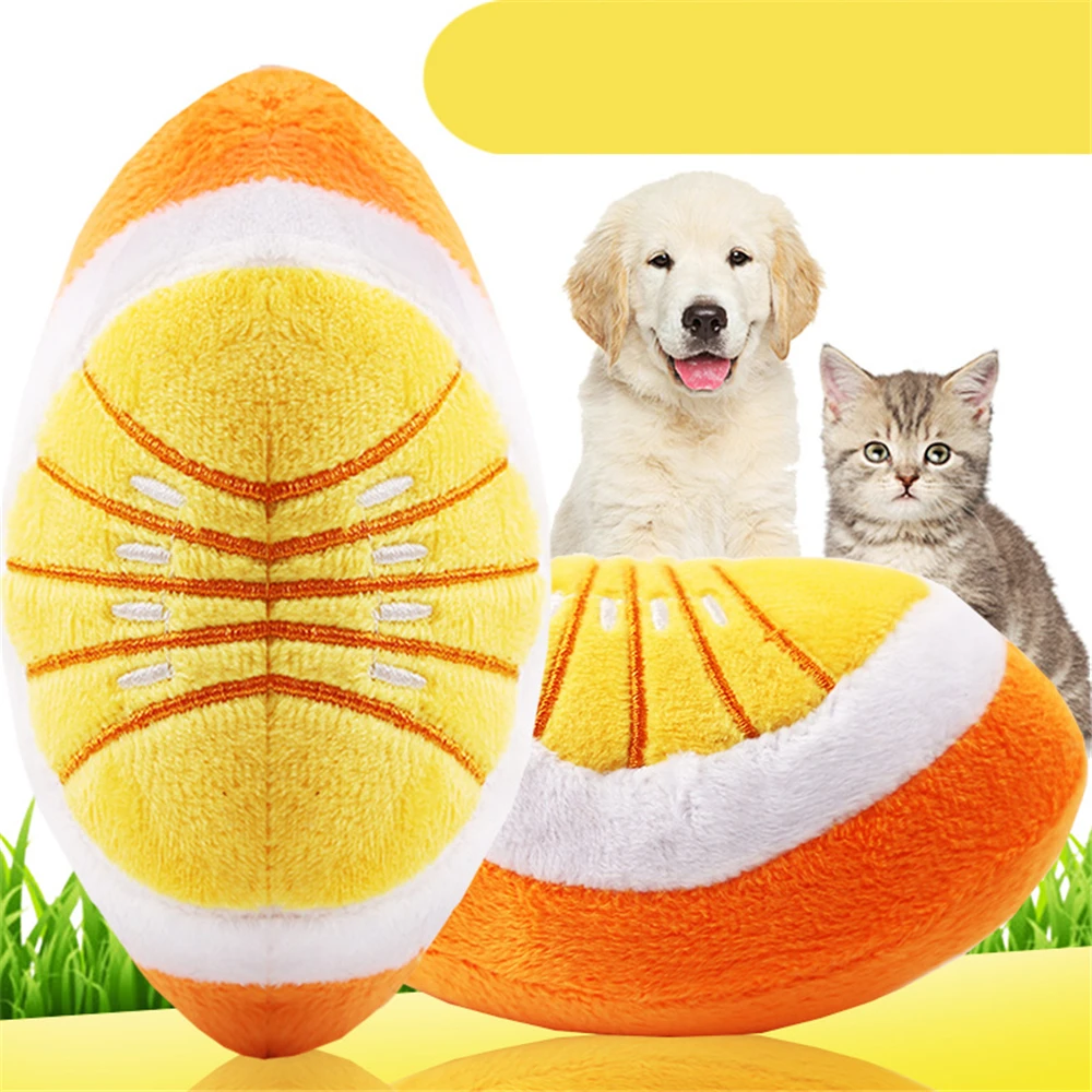 Entertainment Dog Plush Toy Bite-resistant Puppy Training Tools Simulation Fruit Food Toys Cat Cartoon Small Mad Pet Supplies