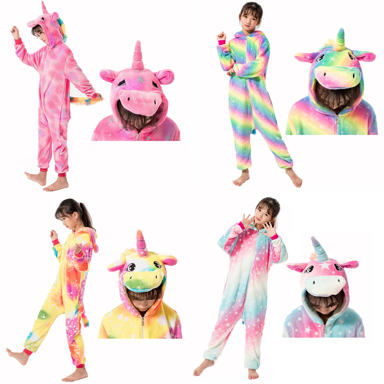 unicorn fleece onesie