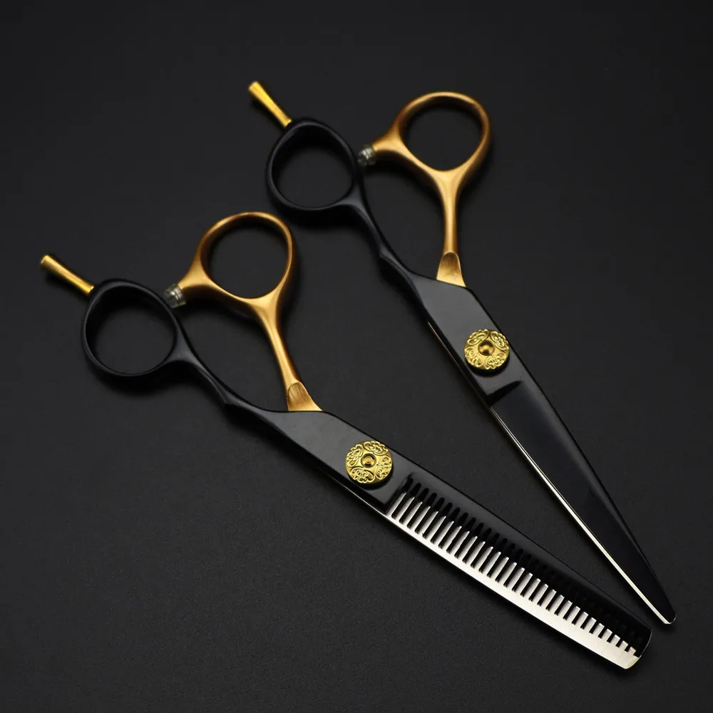 Rose Gold Hair Cutting Scissors Haircut Thinning Barber Cut Shears Tools Hairdresser Scissors