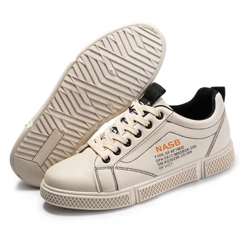 

Spring and summer fashion low-top shoes men's leather casual sports shoes college style classic wild small white shoes