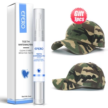 

EFERO Teeth Whitening Pen Teeth Cleaning Bleaching Serum Dentist Tools Brightening Pen Dazzling Whitening Tooth Gel Dental Tools