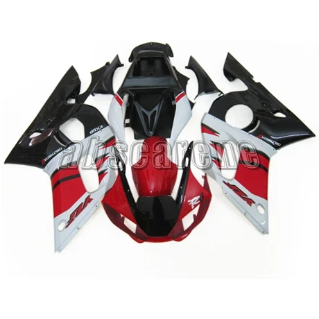 ABS пластик полный обтекатель комплект для Yamaha YZF600 R6 1998 1999 2000 2001 2002 впрыска мотоцикл Cowlings глянцевый красный черный