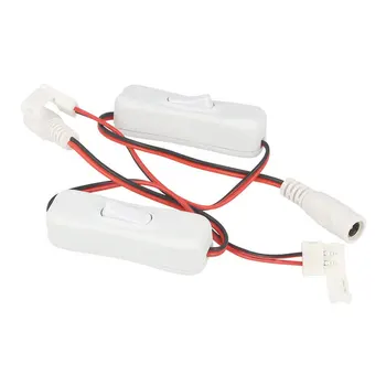 

LEDLUX CL7608 2 PCs switch ON/OFF with 8mm for close Led strip connector and cable DC JACK power socket female