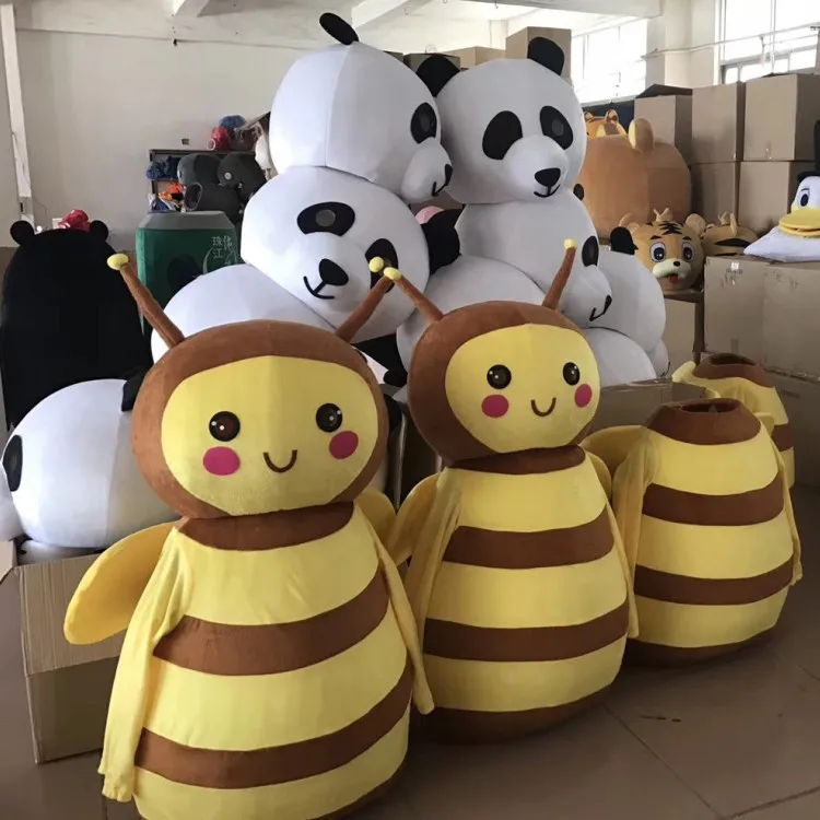 

Customizable Plush Toys Enterprise Mascot Figurine Dancing Dress Creative Cartoon Rabbit Plush Doll