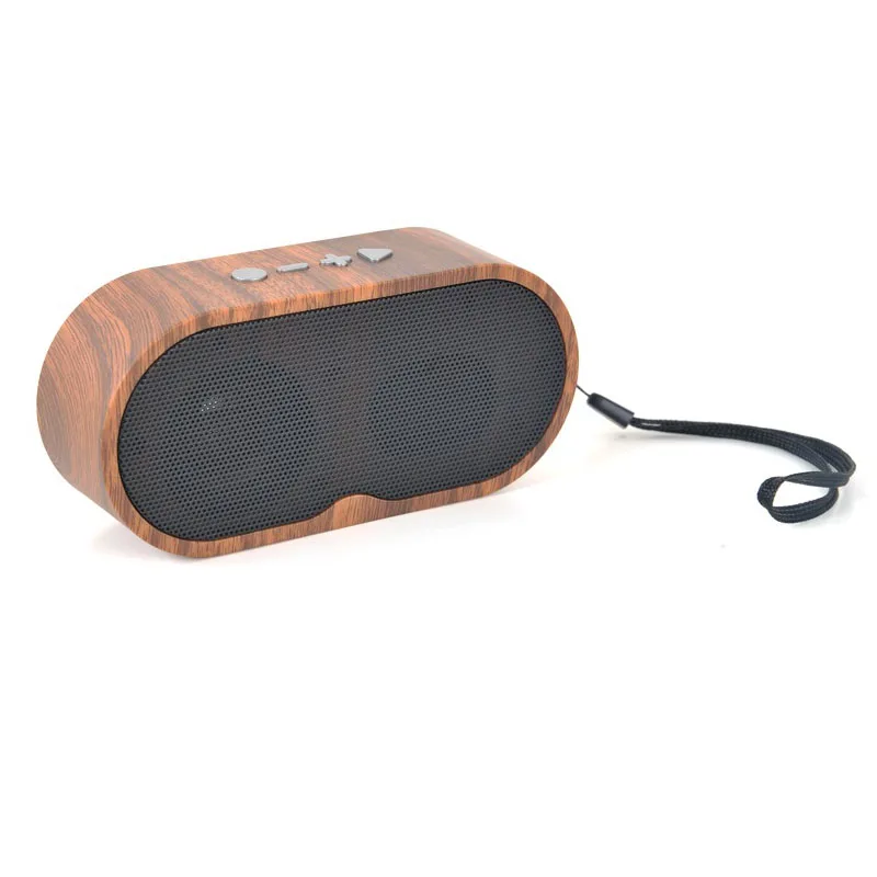 Портативный ретро отделка под дерево Bluetooth динамик беспроводной стерео сабвуфер TF карта воспроизведения музыки динамик s с микрофоном громкой связи вызова