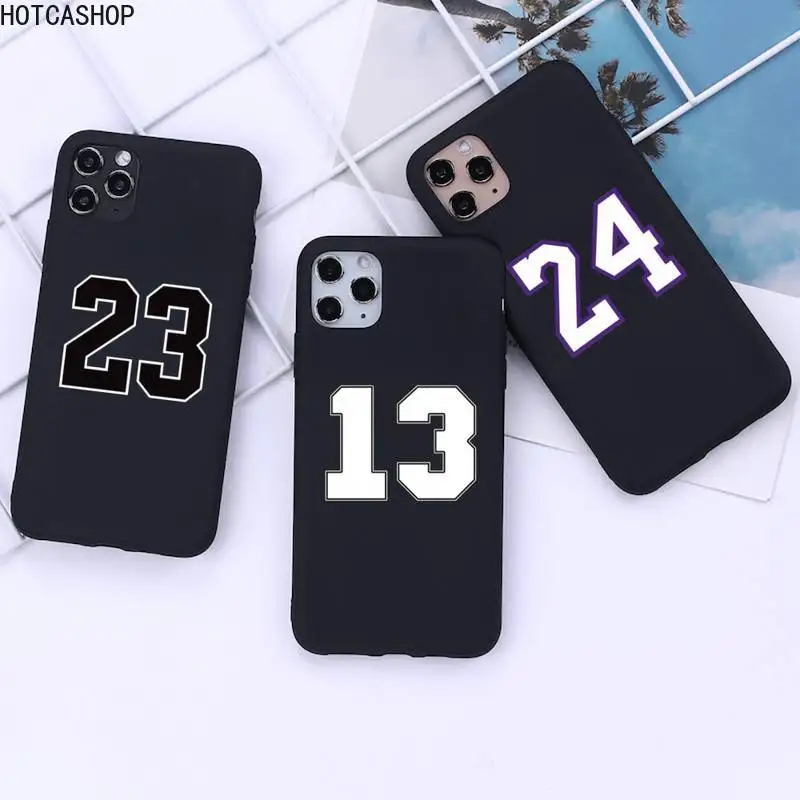 Чехол для телефона с изображением баскетбольного футбола 23 24 7 13 iphone 12 pro max mini 11 XS