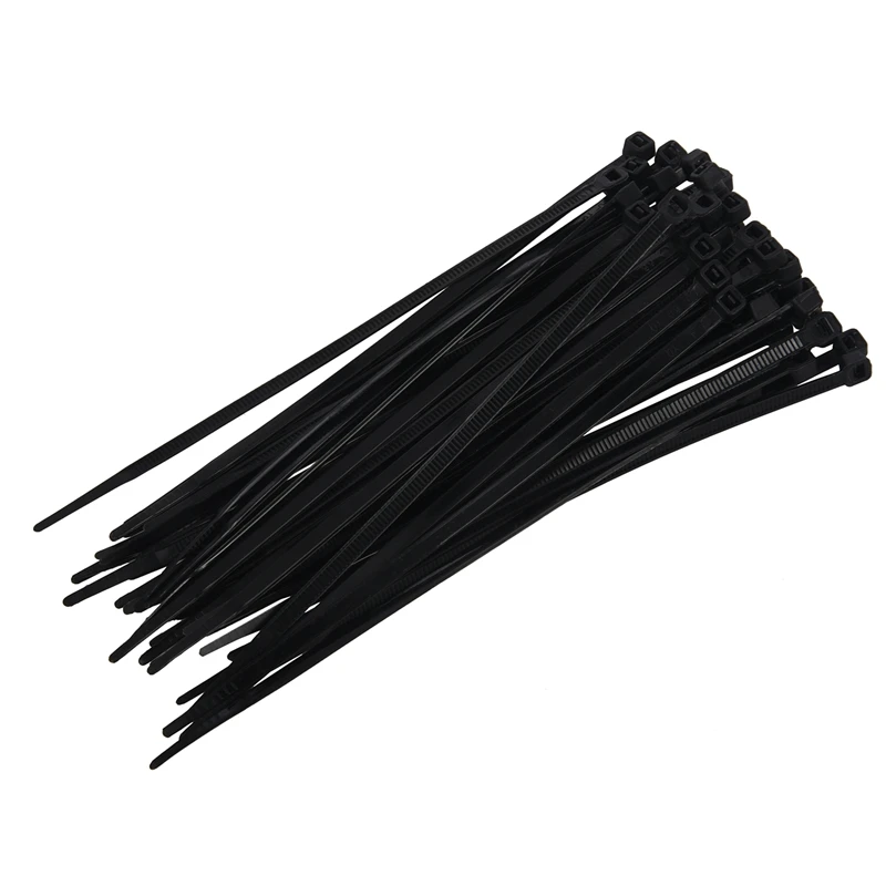 

Cable Ties Black Cable Tie Wraps/Zip Ties Size:4*150mm 50pcs