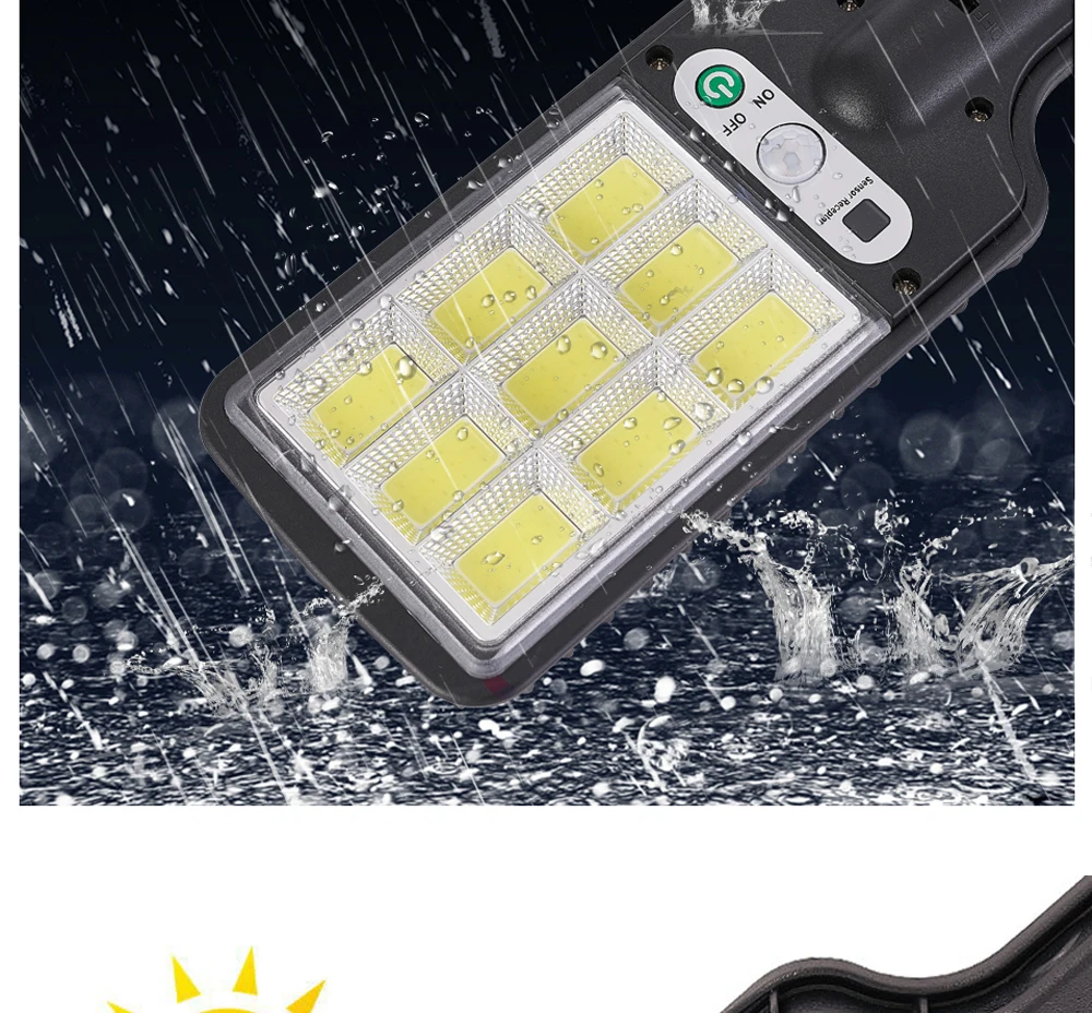 best solar lights 616 Outdoor LED Solar light with 3 Light Mode Motion Sense Waterproof Solar Lamp Remote Control for Garden Steet Patio Path Yard solar led lights outdoor