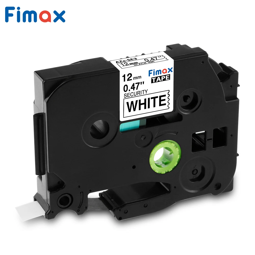 Fimax 12 мм TZ SE3 TZE лента для этикеток безопасности совместимая с Brother P touch tz tze Label Maker