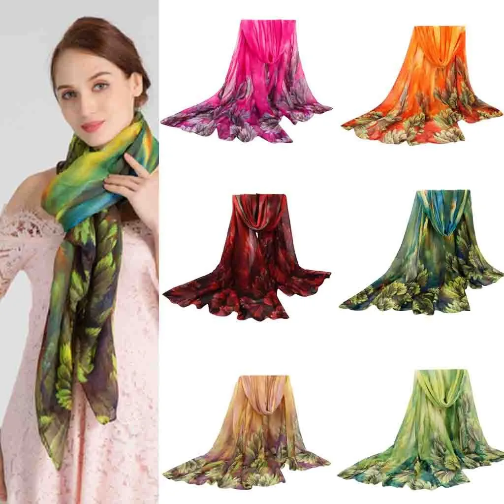 

Scarf 2020 Spring Winter New Ladies Warm Scarf Coral Flower Cotton Shawl Casual Soft And Light Beach Scarf Breathable Shawls#11