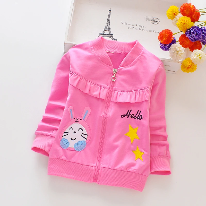 

Children Hoodies Sweatshirts Boys Girl Kids Cartoon Print Zipper Cotton Tops Baby Boys Casual Spring Autumn Clothes