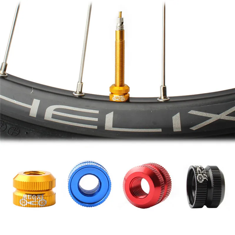 

1 pcs Fly Bicycle Law Mouth Nut Vacuum Tire Gas Nozzle Nut Inner Tube Valve Mountain Bike Road Bikes