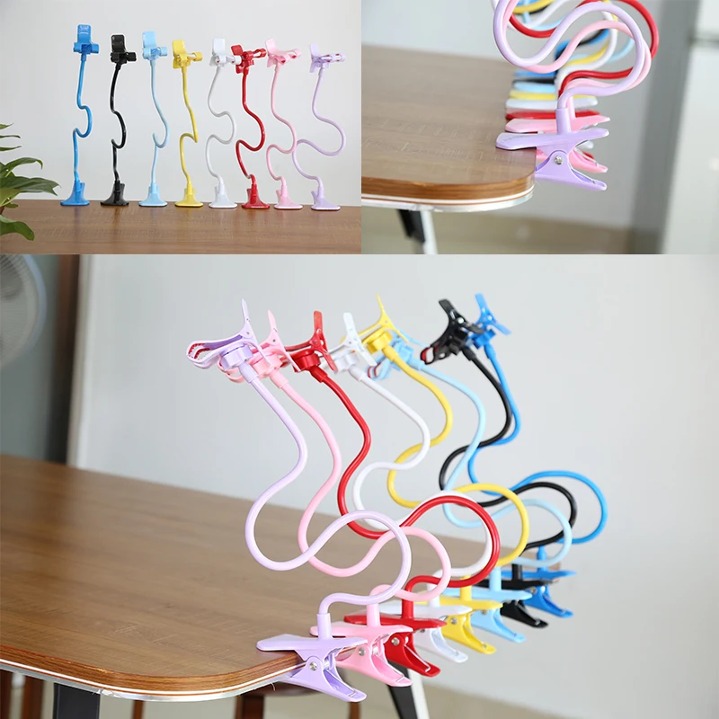 360°Flexible Lazy Bracket New Creative Lazy Bracket Mobile Stand Clip Holder For Samsung IPhone Cell Phone Holders smartphone stand