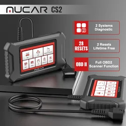 MUCAR – outil de Diagnostic automobile professionnel CS2, lecteur de Code OBD2, système ABS/SRS, mise à jour gratuite à vie, Service de réinitialisation d'huile/EPB 