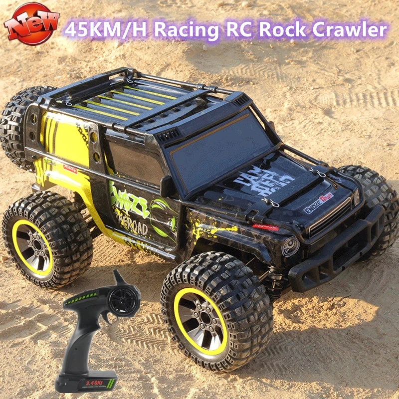 Impermeabile Esc Rock Crawler Rc Car 1/10 Full Scale 4Wd Wheels Drive Ammortizzatore Idraulico 45 Km/H Veicolo Da Corsa Ad Alta Velocità Rc