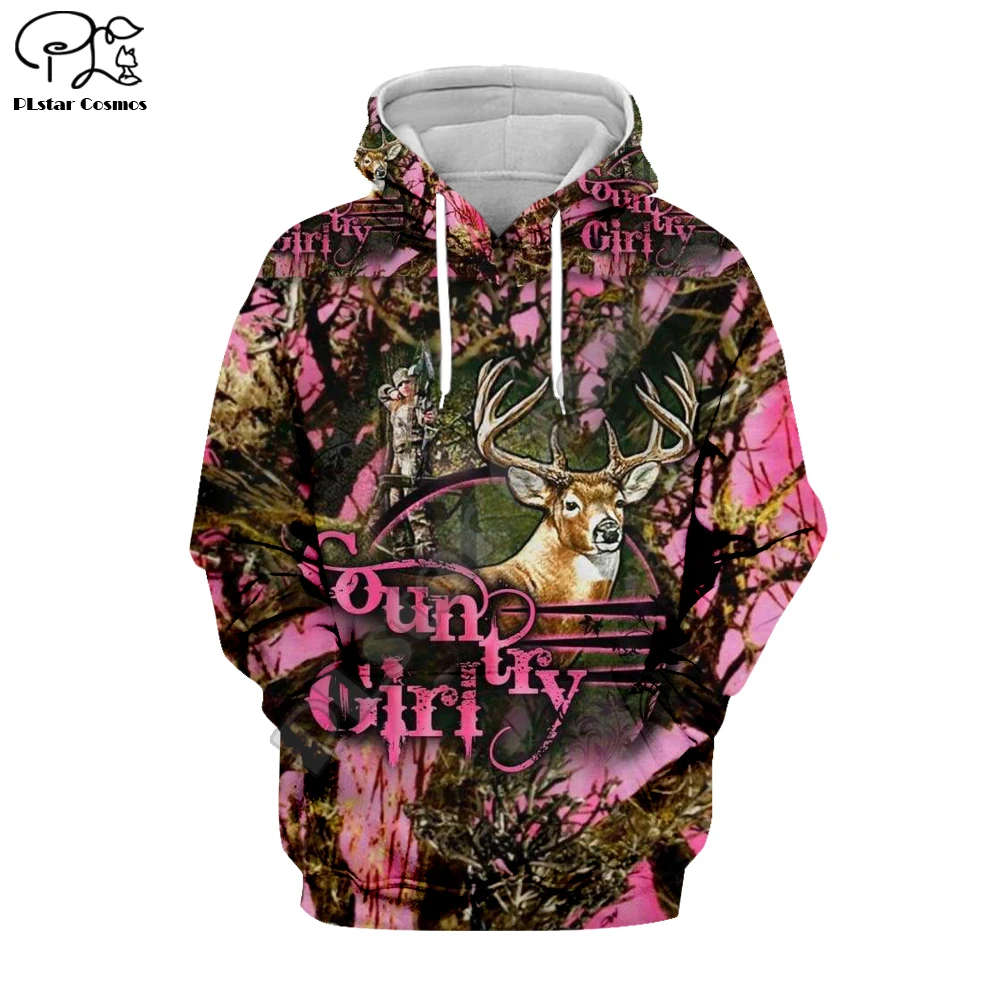 Günstige Liebe Jagd TIERE KUNST 3D Drucken Hoodies 3D Hoodie Männer Frauen Neue Mode Mit Kapuze Sweatshirt Langarm Pullover