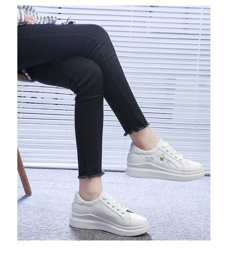 Sapato feminino zapatos mujer; коллекция года; женская обувь для тенниса; спортивная обувь; Tenis Blancos; кроссовки на плоской подошве для прогулок; Tenis Plataforma; дешево; 7