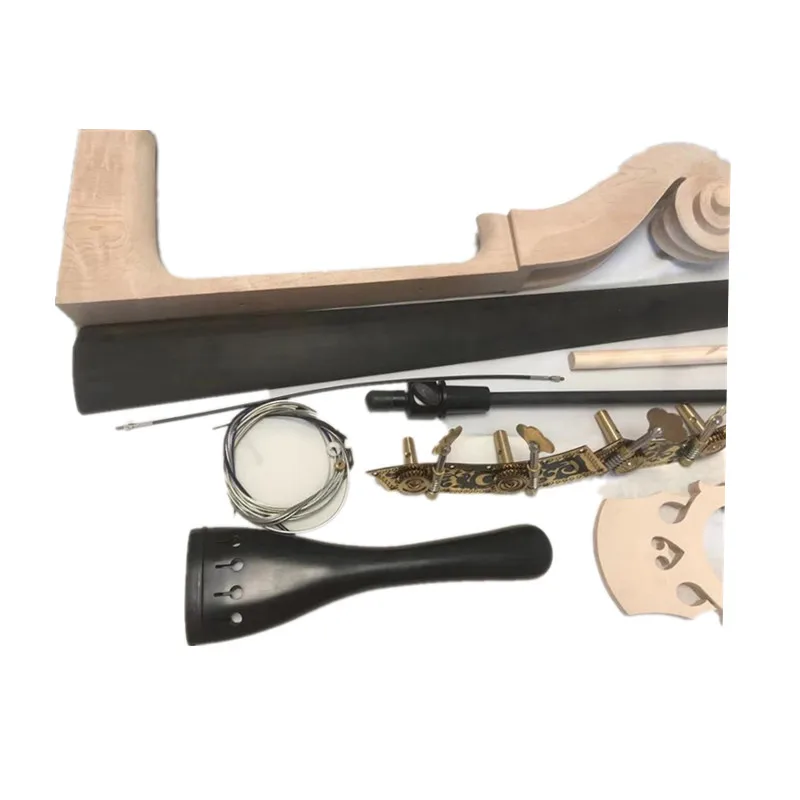 Upright Double bass Neck Fingerboard peg tailpiece bridge Endpin String