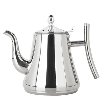 

Tea Kettle Fashion Gold and Silver Color Tea Pot with Filter Type Hotel Tea Kettle 304 Stainless Steel Water Kettle Water Pot