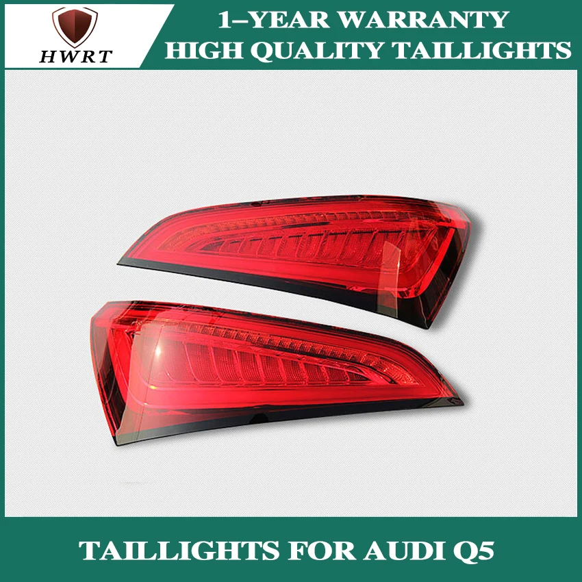 

Car Styling taillight tail lights for Audi Q5 2009-2016 LED Tail Lamp rear trunk lamp cover drl+signal+brake+reverse taillights