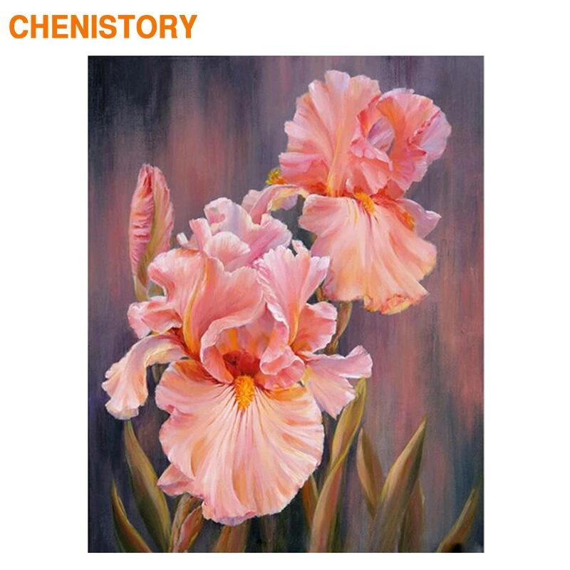 CHENISTORY Frame Dream Flowers DIY Painting By Numbers Home Wall Art Canvas Picture For Artwork Gift | Дом и сад