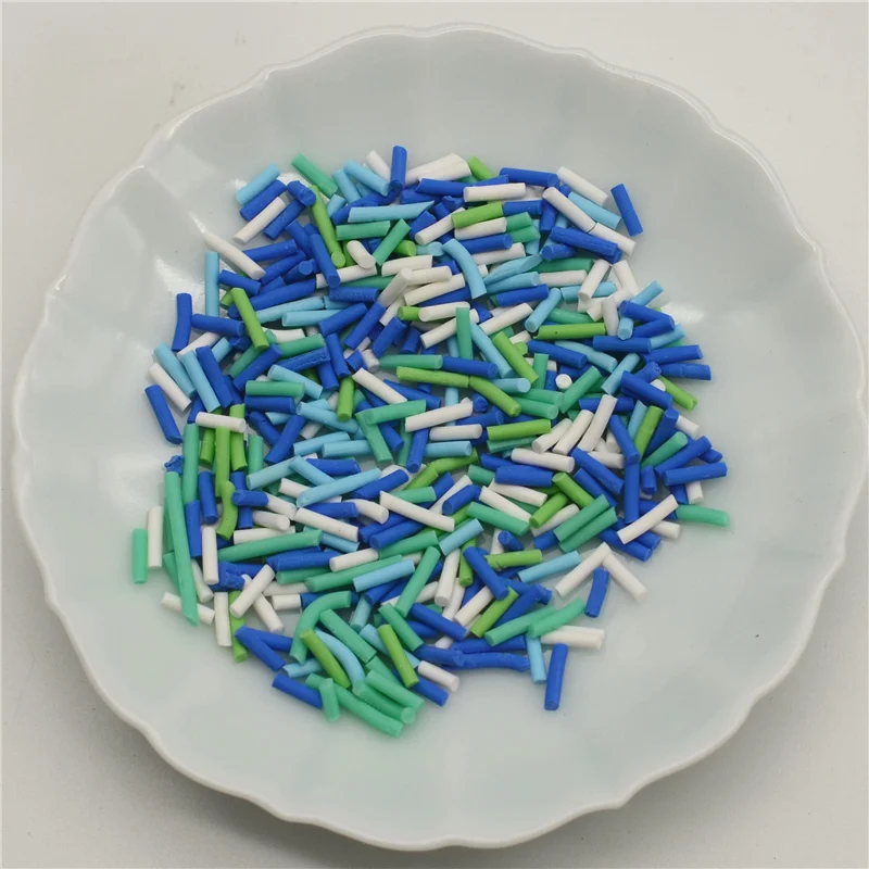 100 г/лот полимерная Горячая глина разбрызгивает прекрасные конфетти для поделок