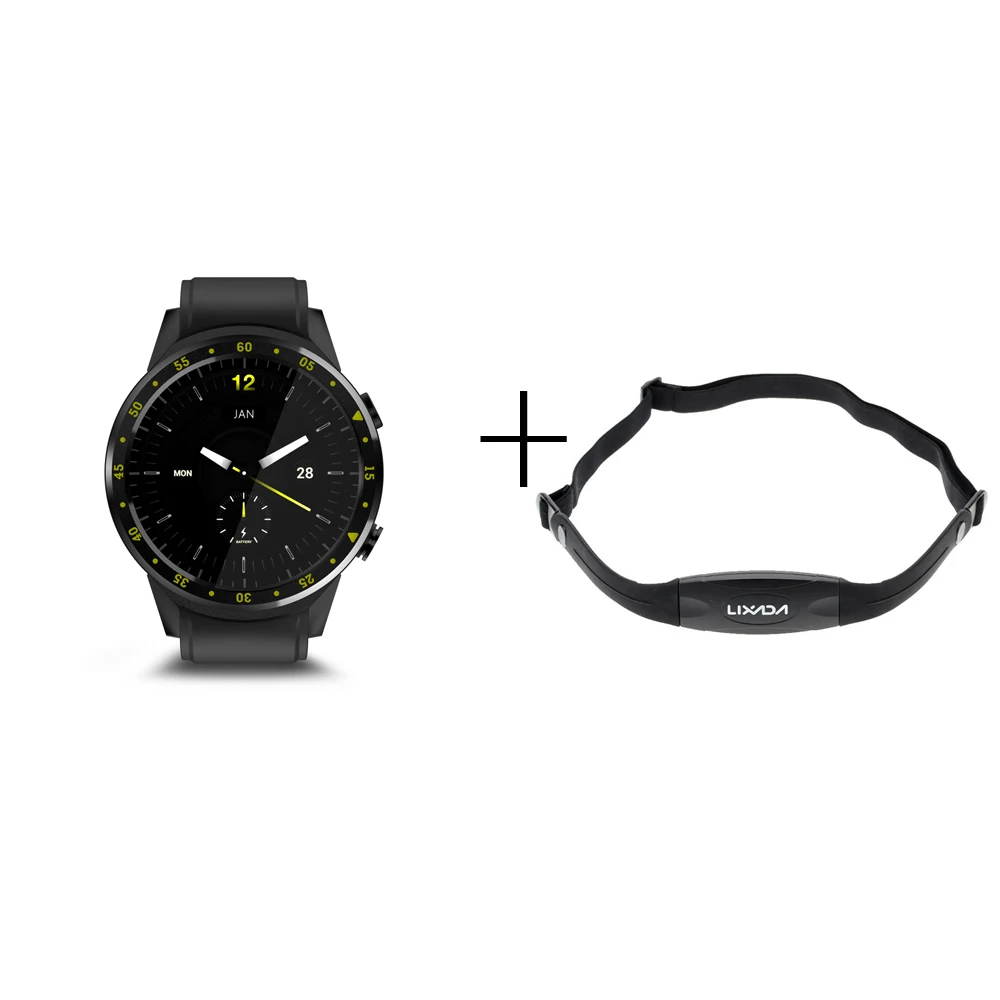 watch and Strap Сенсорный экран Смарт-шагомер для мужчин gps цифровая смарт-камера вызов темп скорость калорий трекер Бег Туризм альпинизм спортивные часы - Цвет: watch and Strap
