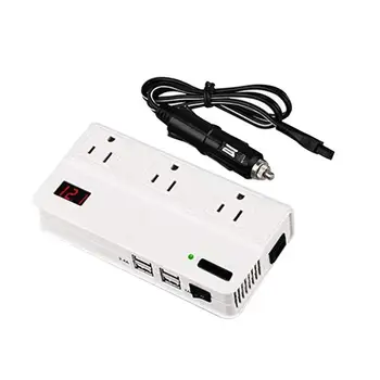 

220V Socket Inverter Vehicle Mounted Power Inverter Multipurpose Current Converter Socket With US Plug