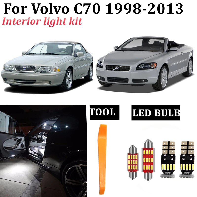 Canbus без ошибок автомобиля светодиодный интерьер светильник лампы для Volvo C70 873 542
