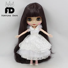 Blyth icy bjd кукла Wihte свадебное платье кружевные наряды