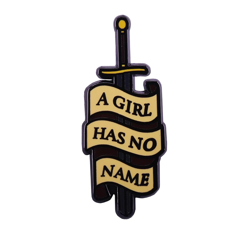 

Sword girl lapel pin Game of Thrones inspired collection
