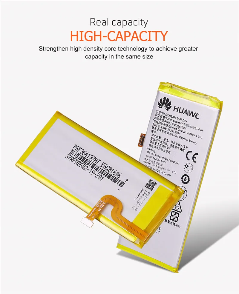 Заменить HB3742A0EZC+ Батарея для Huawei Ascend P8 Lite P8Lite наслаждаться 5S GR3 ALE-L21 ALE-L23 ALE-L02 Мобильная батарея для телефона
